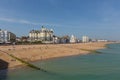 Eastbourne beach East Sussex England UK English south coast seaside town