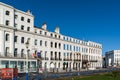 View of the burnt out Claremont Hotel in Eastbourne East Sussex on January 18, 2020