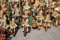 Flowerpot men on the promenade in Eastbourne, East Sussex on July 29 2021