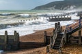 EASTBOURNE, EAST SUSSEX/UK - OCTOBER 21 : Tail End of Storm Bria