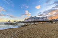 Eastbourne Pier and beach, East Sussex, England, UK Royalty Free Stock Photo