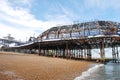 Eastbourne Pier fire damage Royalty Free Stock Photo