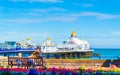 Eastbourne Pier tourist attraction East Sussex UK Royalty Free Stock Photo