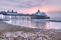 Eastbourne pier at sunrise Royalty Free Stock Photo