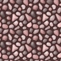 seamless pattern pebbles Royalty Free Stock Photo