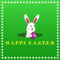 Banner design of happy easter Royalty Free Stock Photo
