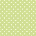 Childish floral seamless pattern, hand-drawn chamomile flowers, gentle baby colors, pastel green, yellow. Vector Royalty Free Stock Photo