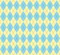 Easter Argyle plaid. Pattern Scottish cage Royalty Free Stock Photo