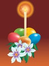 Easter background. Royalty Free Stock Photo