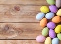 Easter Background with Easter Eggs Royalty Free Stock Photo
