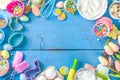 Easter baking background Royalty Free Stock Photo