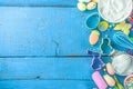 Easter baking background Royalty Free Stock Photo