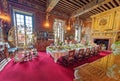 easter banquet at cheverny castle Royalty Free Stock Photo