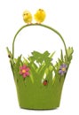 Easter basket Royalty Free Stock Photo