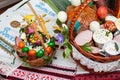 Easter basket. Celebrations. Royalty Free Stock Photo