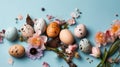Easter Blooms and Colorful Eggs: A Springtime Celebratio