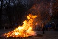 Easter bonfire in Helsinki, Finland