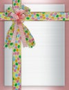 Easter Border ribbons and bows