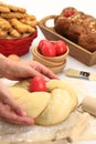 Easter bread dough Royalty Free Stock Photo
