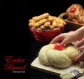 Easter bread dough Royalty Free Stock Photo