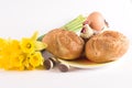 Easter breakfast Royalty Free Stock Photo