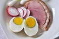 Easter breakfast. Royalty Free Stock Photo