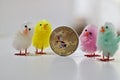 Easter Brexit Coin Royalty Free Stock Photo