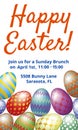 Easter Brunch invitation card