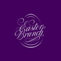 Easter Brunch lettering