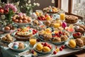 Easter Brunch Table Setting