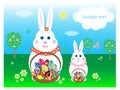 Easter Bunnies card