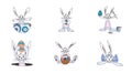 Easter Bunnies Funny Spring Festival Characters new