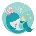 Easter Bunny - Blue Whale