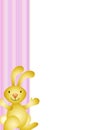 Easter Bunny Border Background Royalty Free Stock Photo
