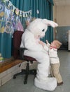 Easter Bunny with Child