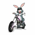 Easter Bunny Chopper 1 Royalty Free Stock Photo