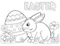 Easter Bunny Coloring Page