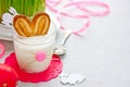 Easter bunny dessert Royalty Free Stock Photo