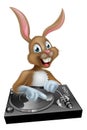 Easter Bunny DJ at the Decks