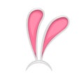Easter bunny ears mask. Ostern spring Royalty Free Stock Photo