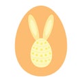 Easter bunny egg icon