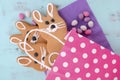 Easter bunny gingerbread cookies Royalty Free Stock Photo
