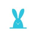 Easter bunny icon.