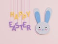 Easter Bunny minimalism happy easter celebration