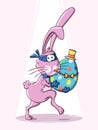 Easter bunny ninja