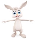 Easter Bunny with Tpose Royalty Free Stock Photo