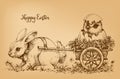 Easter Bunny Vintage Card