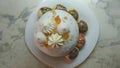 Easter cake with appliques on top