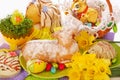 Easter cake in the shape of lamb Royalty Free Stock Photo