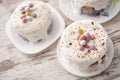 Easter Cakes - Traditional Kulich, Paska Easter Bread. Traditional Easter spring Royalty Free Stock Photo